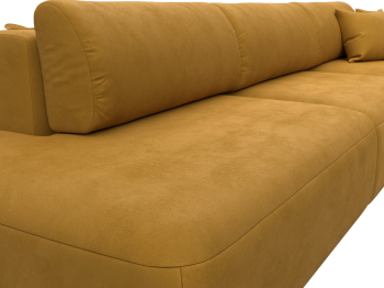 Диван угловой Лига-036 НПБ Модерн Лонг правый угол, велюр BRUT