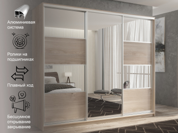 Шкаф-купе 3х дверный Кааппи 5 180х45