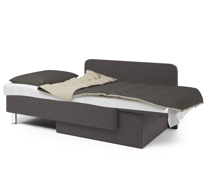 Диваны прямые кухонные, Кушетка Леон правый, рогожка