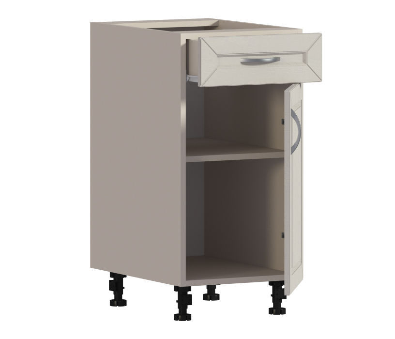 Сити, Сити шкаф напольный с ящиком и дверью 40х82 см