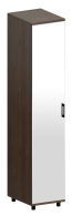 Шкафы одностворчатые, Модульная система Грейс Шкаф ШК-5027  Гикори Джексон Темный