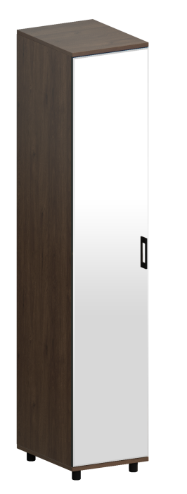 Шкафы одностворчатые, Модульная система Грейс Шкаф ШК-5027  Гикори Джексон Темный