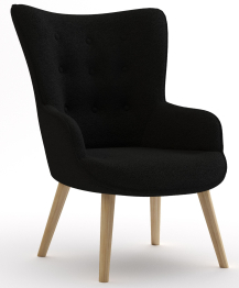 Кресло интерьерное Шелли, искусственный мех