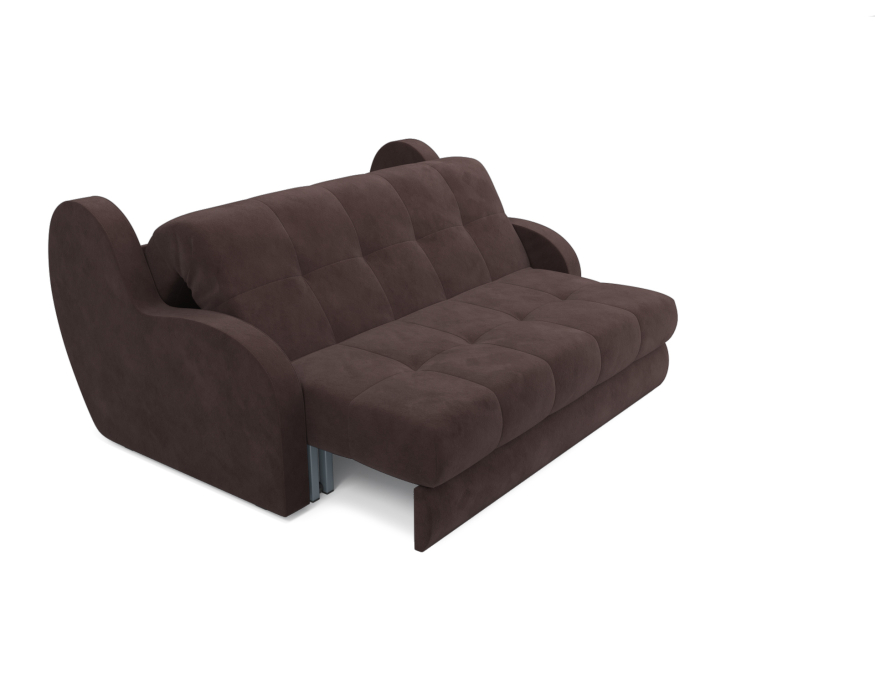 Диваны с ящиком для белья, Диван аккордеон Барон ППУ 120х200 Велюр