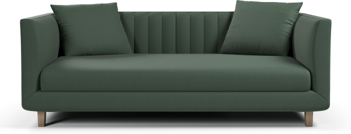 Диван прямой нераскладной Ларт, велюр