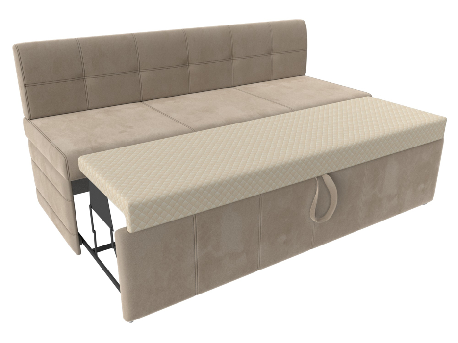 Диваны прямые кухонные, Кухонный прямой диван Лео, велюр