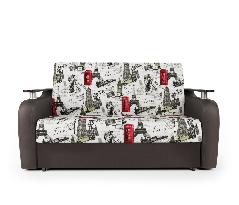 Детские диваны, Диван-кровать Гранд Д 120, велюр/экокожа