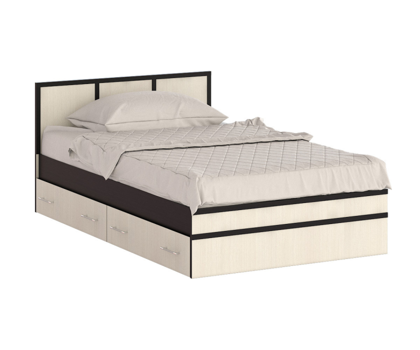 Кровати, Кровать с ящиками Сакура 1200