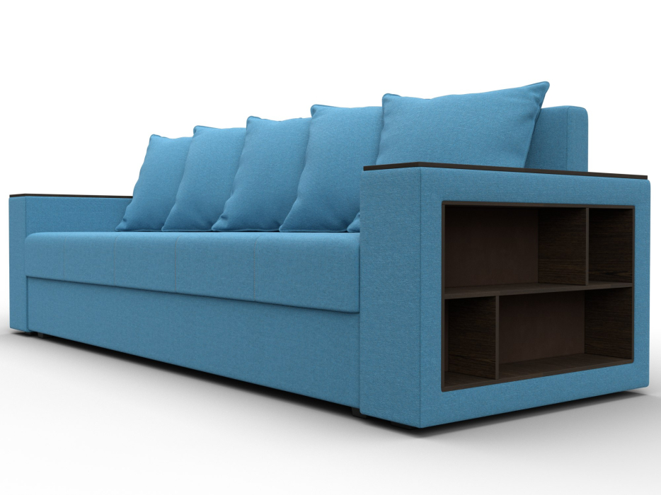 Диваны кровати со спальным местом, Диван прямой Дубай Лайт, рогожка Амур