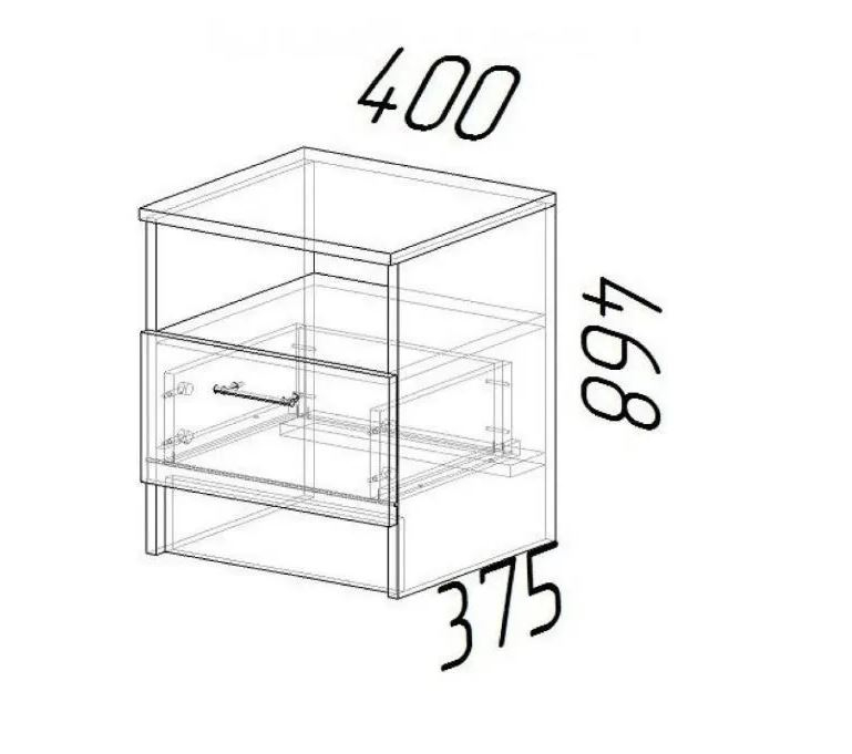 Прикроватные тумбы, Тумба прикроватная Эко