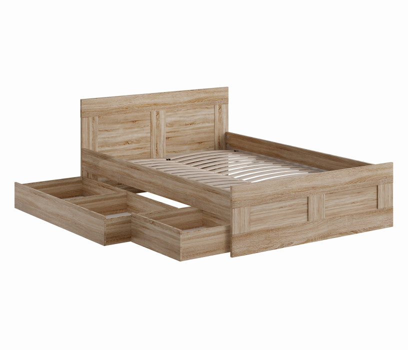 Кровати 140 см, СИРИУС кровать двойная 140х200 RU