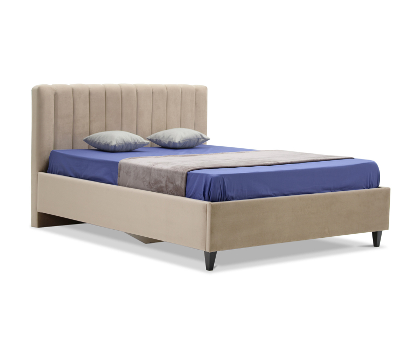 Мягкая кровать, Двуспальная кровать МЕРЛА 180х200, с подъемным механизмом, велюр