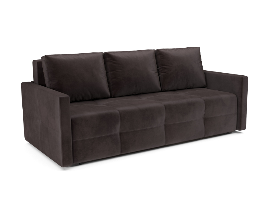 Диваны кровати со спальным местом, Диван прямой еврокнижка Марсель №2 (Бархат)