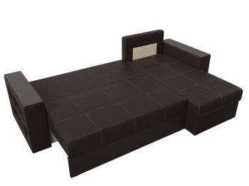 Диван угловой Дубай Лайт, экокожа, правый угол