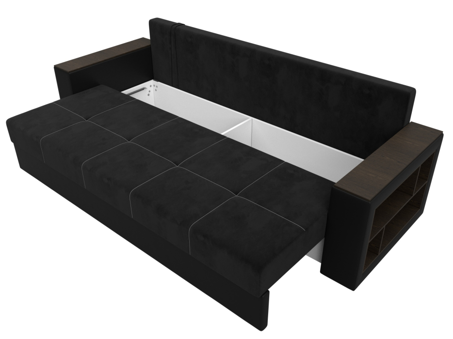 Диваны прямые, Диван прямой Дубай Лайт, велюр/экокожа