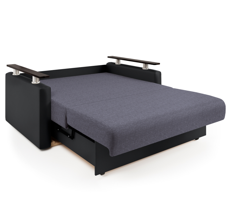 Диваны, Диван-кровать Шарм 140, рогожка/экокожа