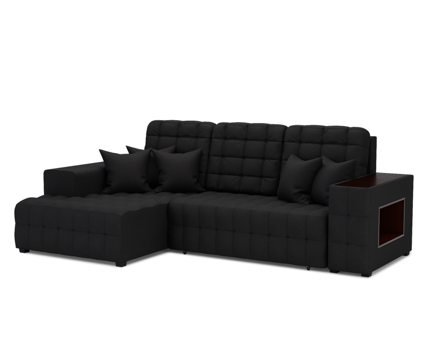 Диваны угловые в гостиную, Диван Мадрид Левый угол (Велюр)