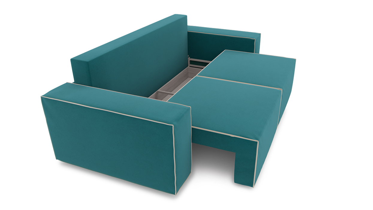 Большие диваны, Стенли Premium Диван прямой. Велюр Beauty.