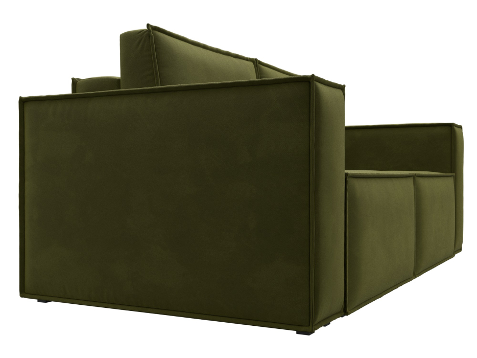 Диваны кровати со спальным местом, Диван прямой Куба мини, микровельвет