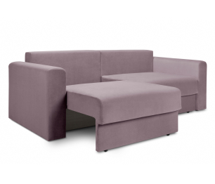 Диван кровать прямой модульный Мэдисон 2-хсекционный велюр