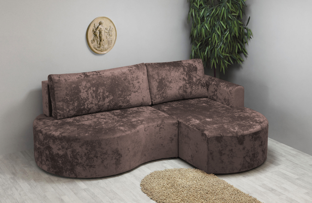 Диваны угловые в гостиную, Мягкий угол "Каир" (Левый)