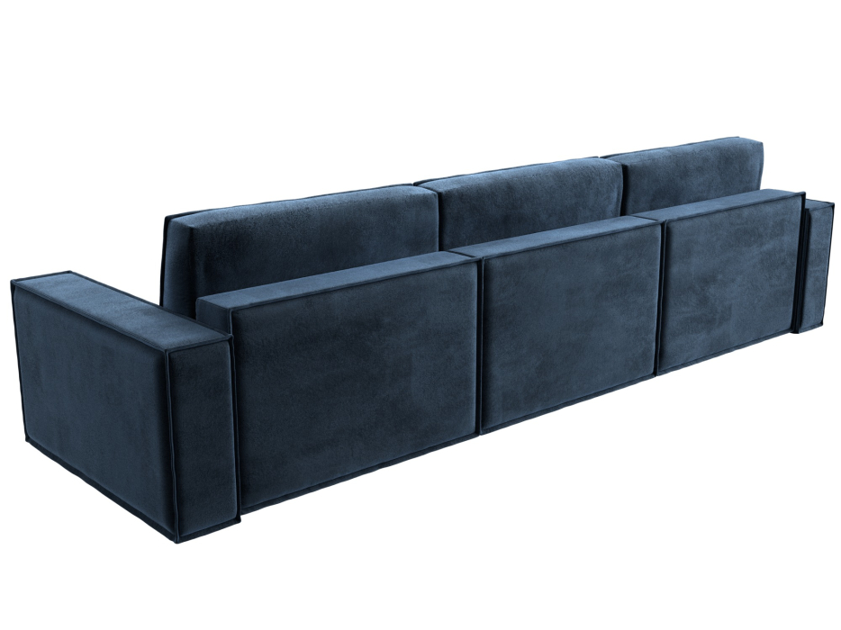 Диваны кровати со спальным местом, Диван прямой Куба лонг, велюр TOWER