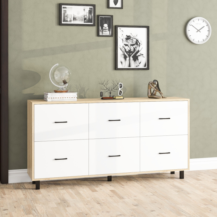 Комоды, Большой комод с шестью ящиками РВК 127-1704