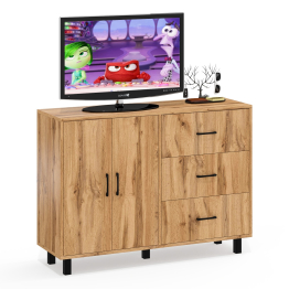 Комод-тумба две дверки и три ящика РВК 123-1204