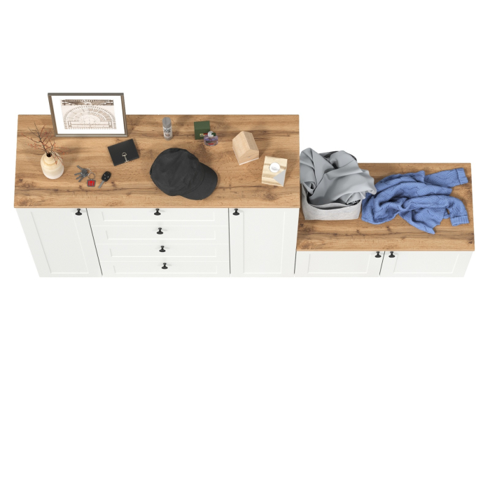 Прихожие, Комод Остин 16.221 с тумбой две дверки