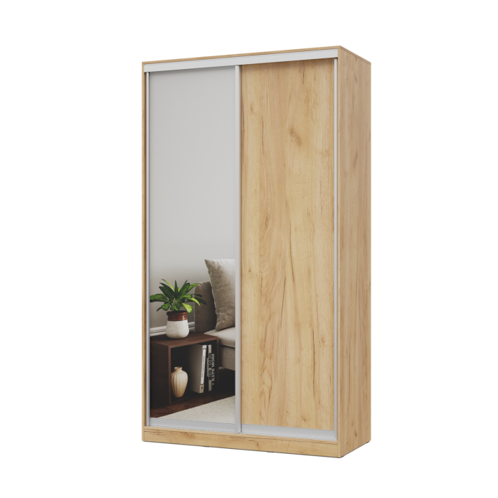 Шкафы-купе 2-х дверные, Шкаф-купе 2-дв  Роланд Р132  (в2360*ш1300*г590)