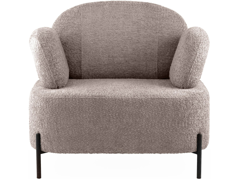 Кресло для отдыха, Кресло STOOL GROUP Кэнди с подлокотниками букле