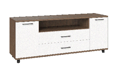 Модульная система Грейс Тумба ТБ-5021  Гикори Джексон Темный