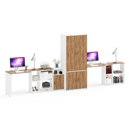 Домашний кабинет для двоих Лидер-8 № 28