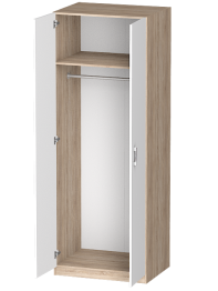 Распашной шкаф Лайф для одежды 80*60*215 Дуб сонома