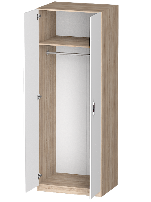 Для одежды, Распашной шкаф Лайф для одежды 80*60*215 Дуб сонома