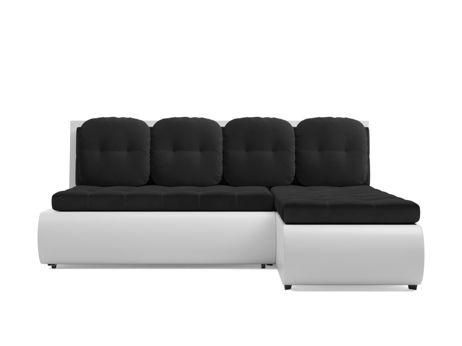 Диваны угловые в гостиную, Диван угловой Кормак (Велюр + Экокожа)