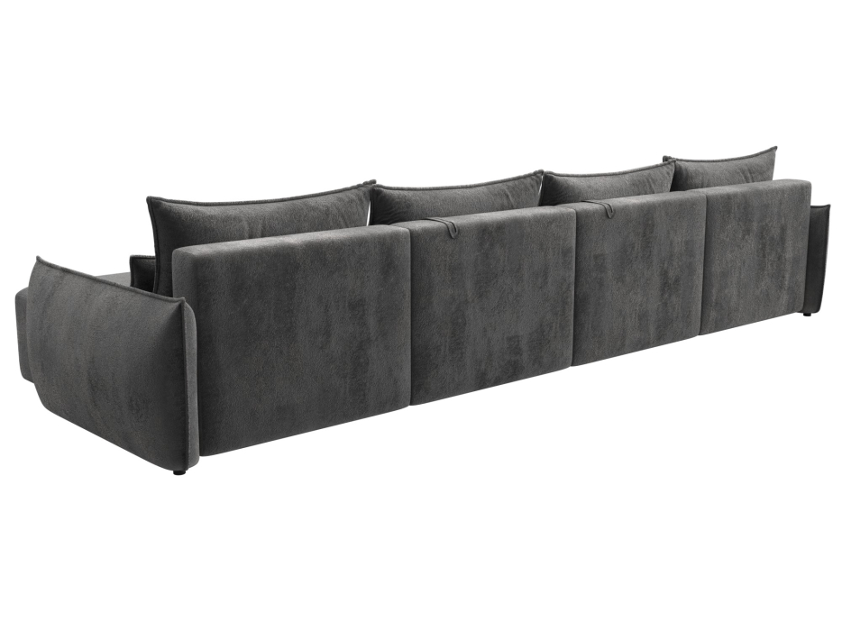 Диваны еврокнижки, Диван П-образный Лига-051 НПБ Лонг, велюр TOWER