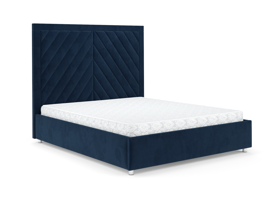 Мягкая кровать, Кровать Мишель 140 см (Велюр)