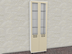 Шкафы двухстворчатые, Модульная система Грейс Шкаф ШК-5036  Снежный Ясень