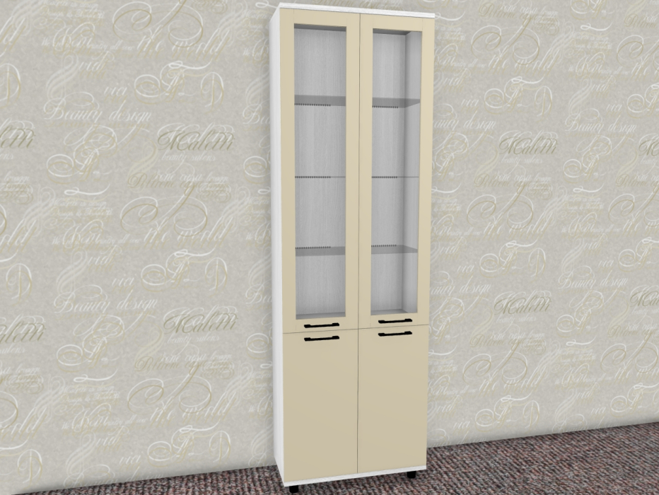 Шкафы двухстворчатые, Модульная система Грейс Шкаф ШК-5036  Снежный Ясень