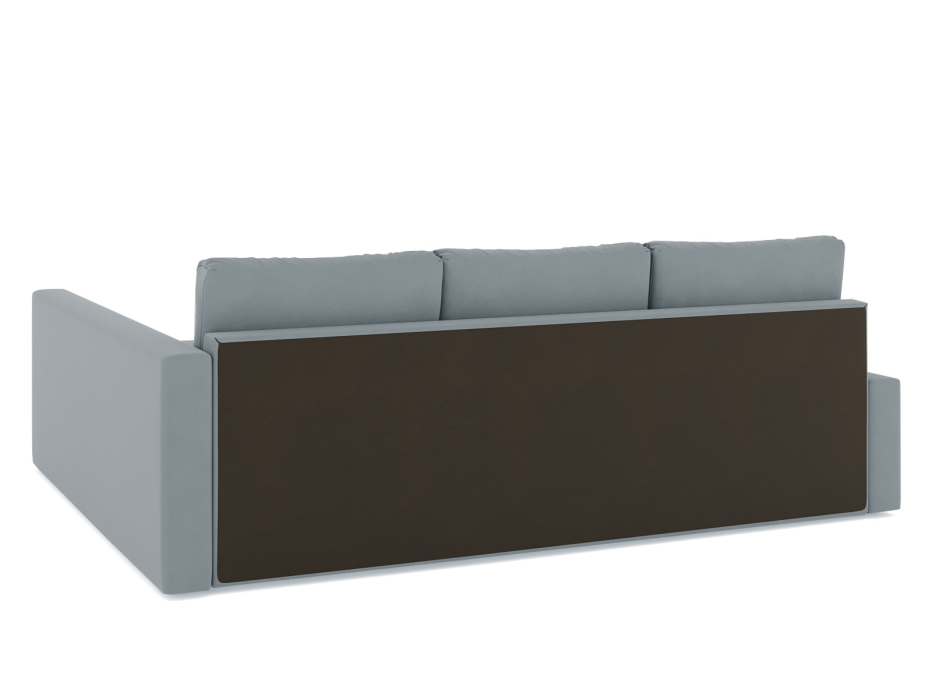 Диваны угловые в гостиную, Диван-кровать угловой Фрихетен дельфин, велюр