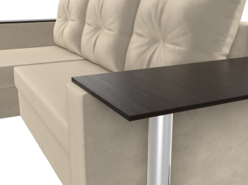 Угловой диван Атланта левый угол, микровельвет