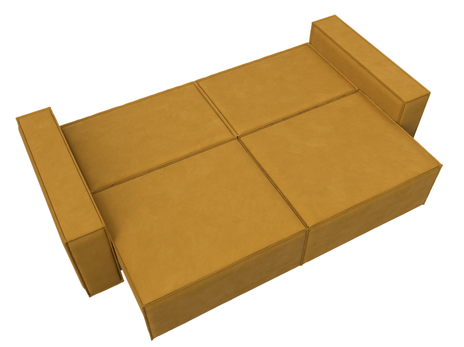 Диваны кровати со спальным местом, Диван прямой Куба, велюр BRUT