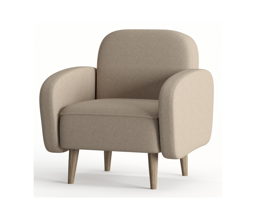 Кресло для отдыха, Кресло Бризби, Рогожка