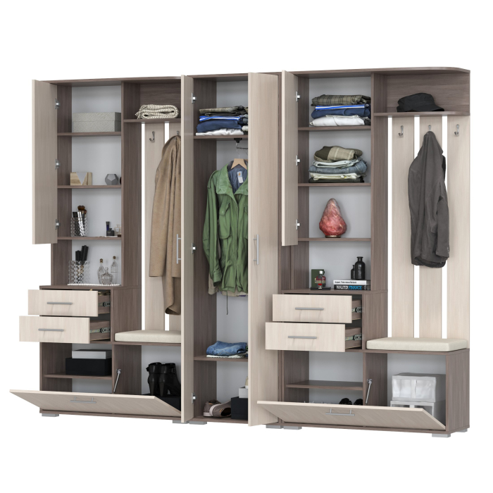 Прихожие, Модульная прихожая Домино № 3