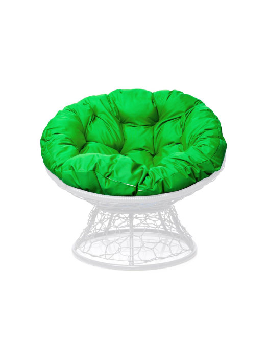 Кресла, Кресло ПАПАСАН с ротангом белое