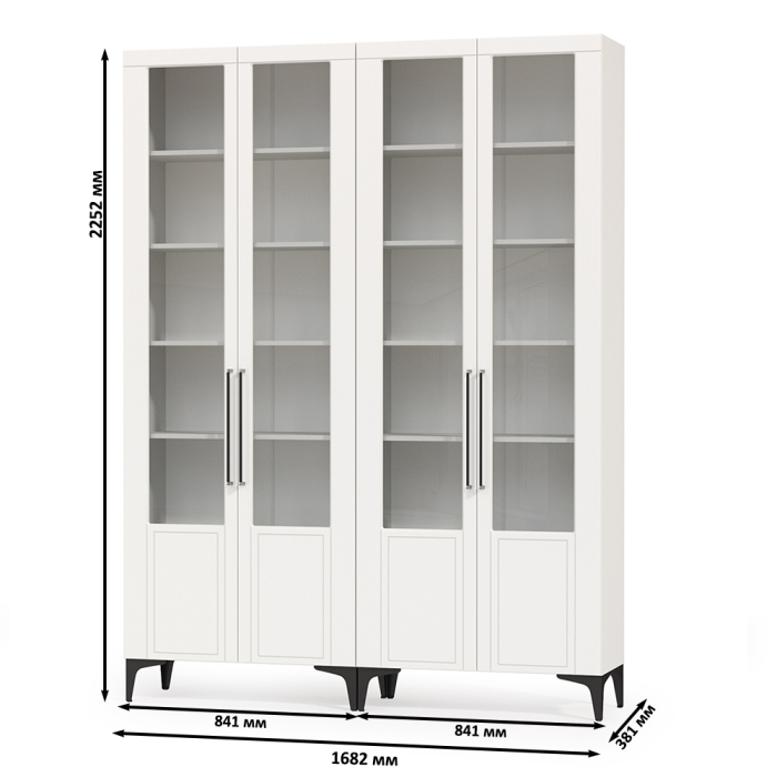 Стенки для гостиной, Два серванта в гостиную Валенсия № 126