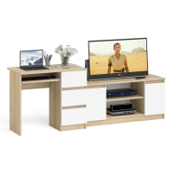 Домашние кабинеты, Стол компьютерный МС-6 с тумбой справа и с тумбой на 1200 Мори