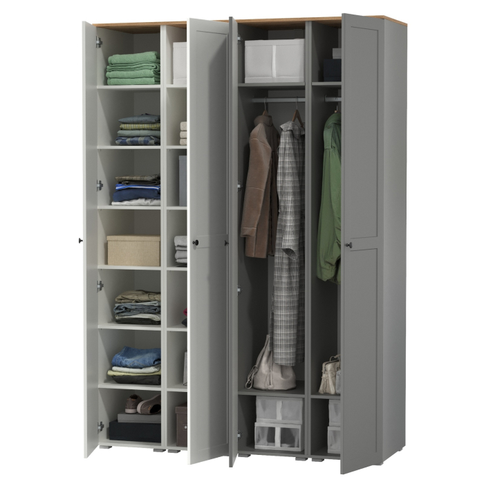 Прихожие, Набор шкаф-пеналов 4 штуки для прихожей Остин