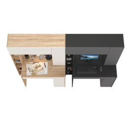 Два стола с надстройкой Моби Комфорт 12.71